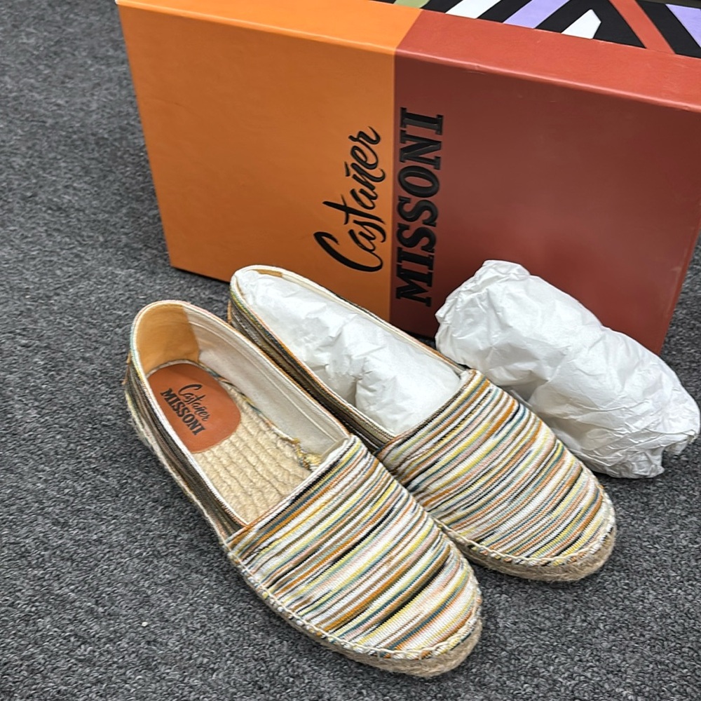 Missoni Striped Espadrille Flat sneakers